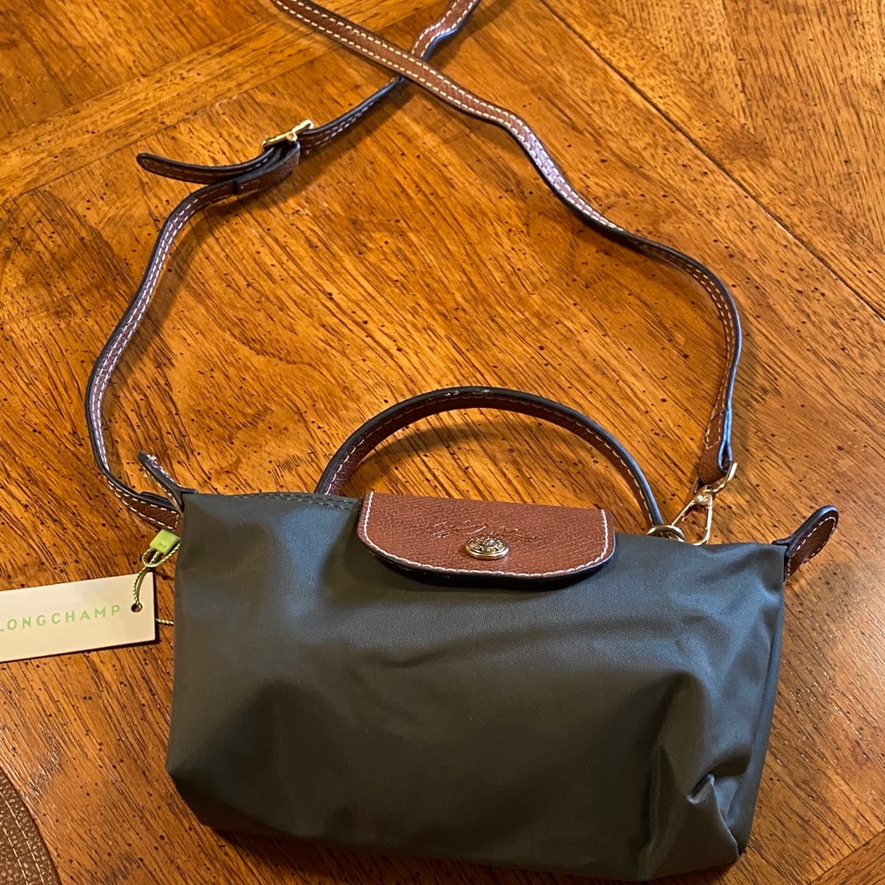 Longchamp Women's green and Brown Bag